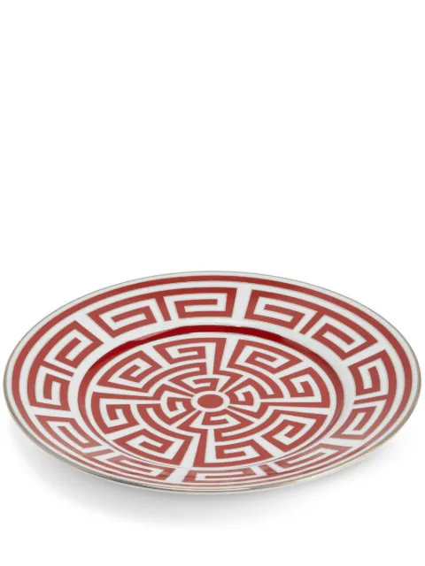 GINORI 1735 Labirinto Scarlatto porcelain plate