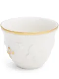 VILLARI Butterfly Arabic porcelain coffee cup - White