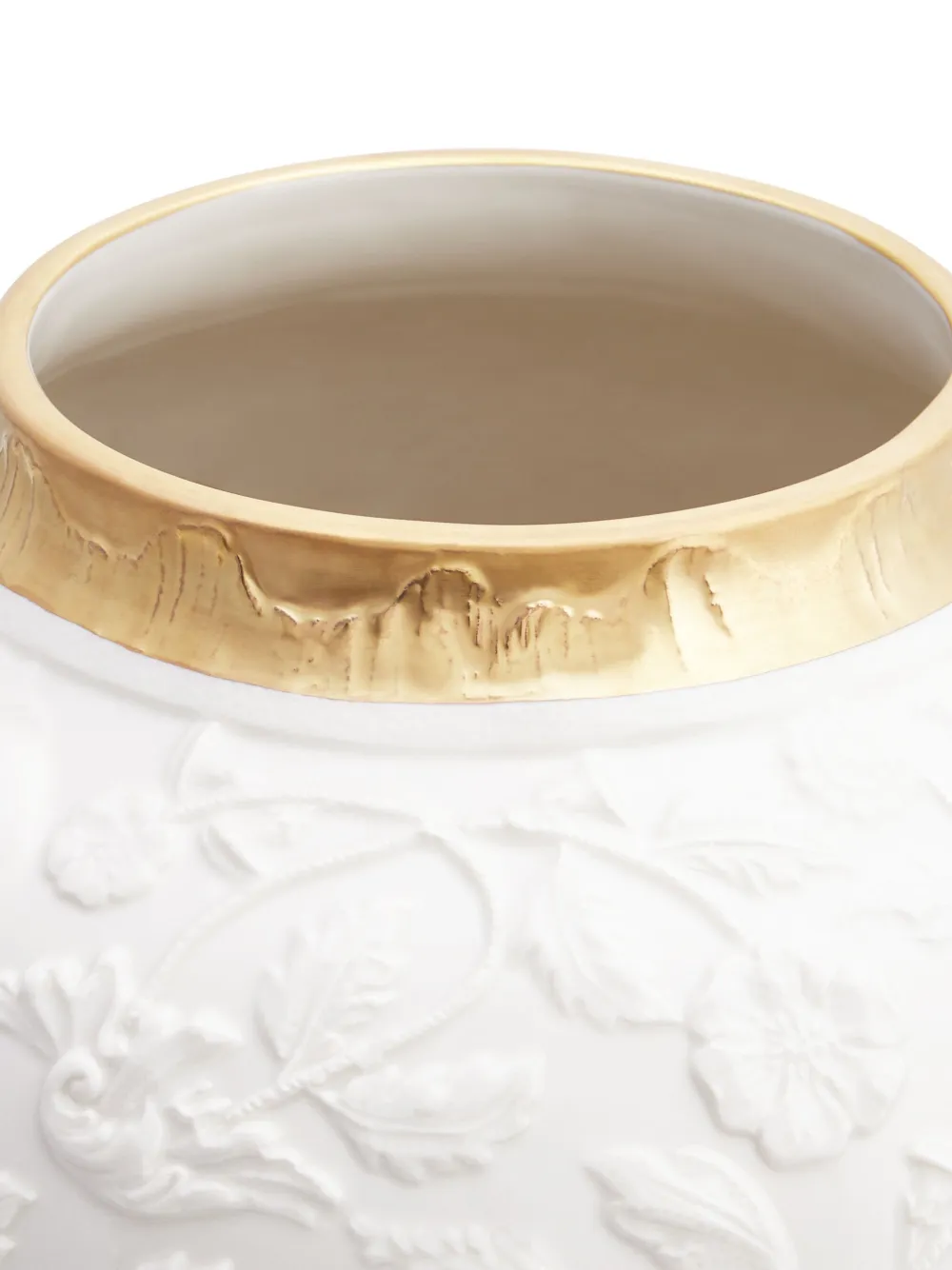 Villari Taormina Porcelain Vase In White