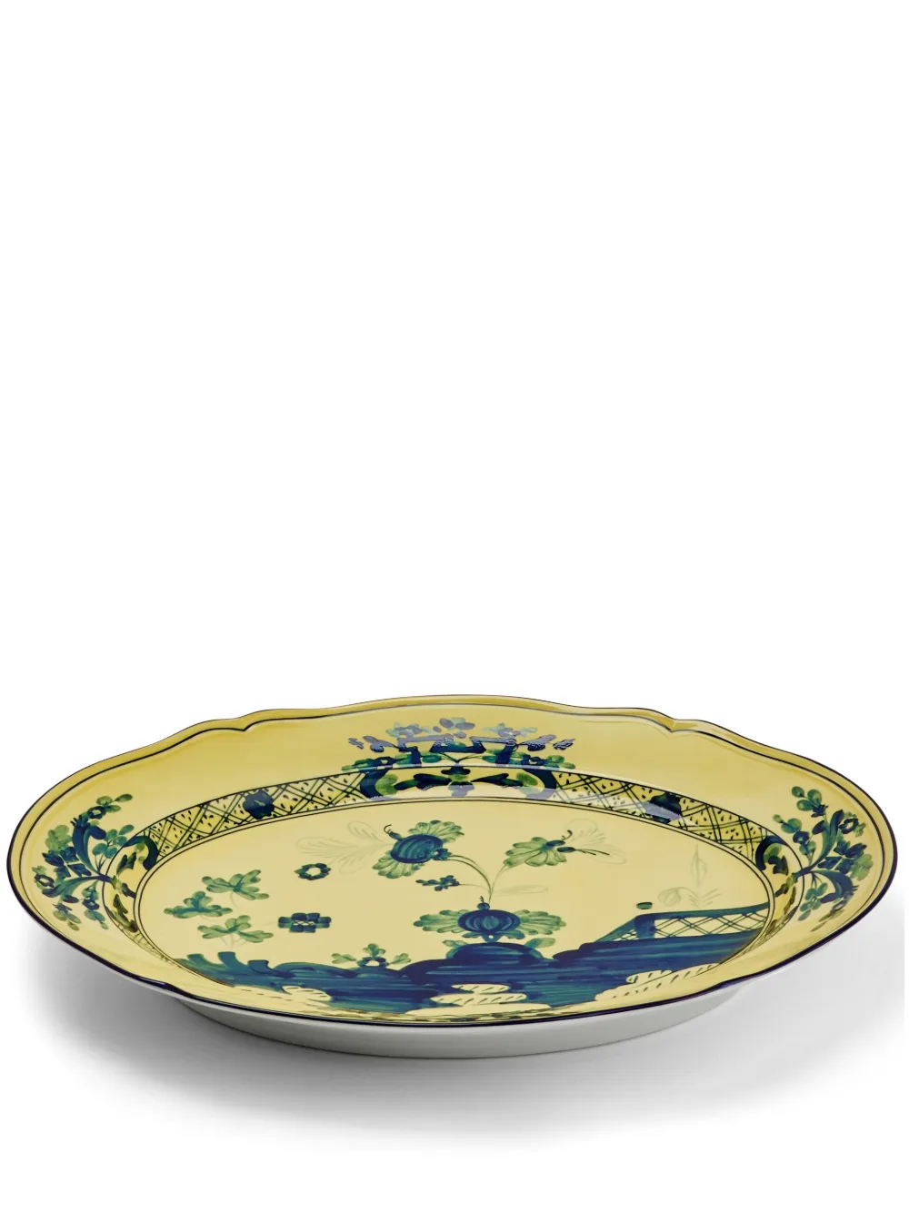 Ginori 1735 Platter Oriente Italiano Citrino In Yellow