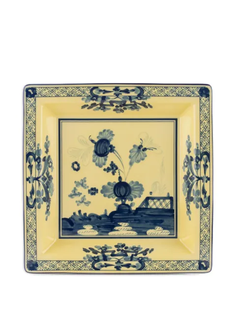 GINORI 1735 large Oriente Italiano squared tray (24.5cm x 24.5cm)