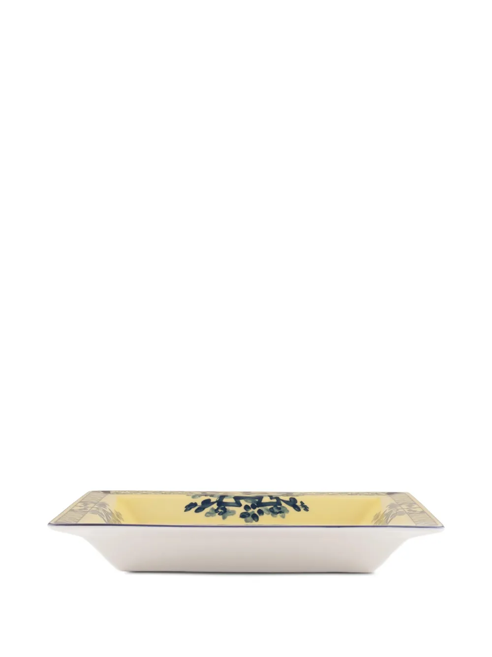  Ginori 1735 Large Oriente Italiano Squared Tray (24.5cm X 24.5cm) - Yellow 