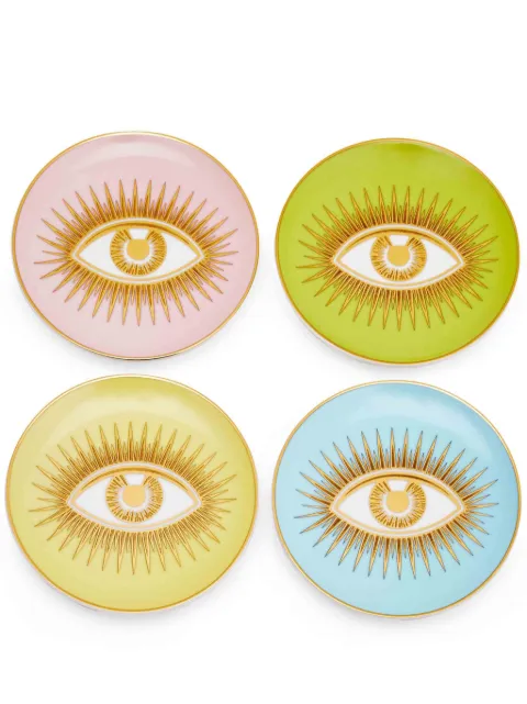 Jonathan Adler Le Wink porcelain coasters (set of four)