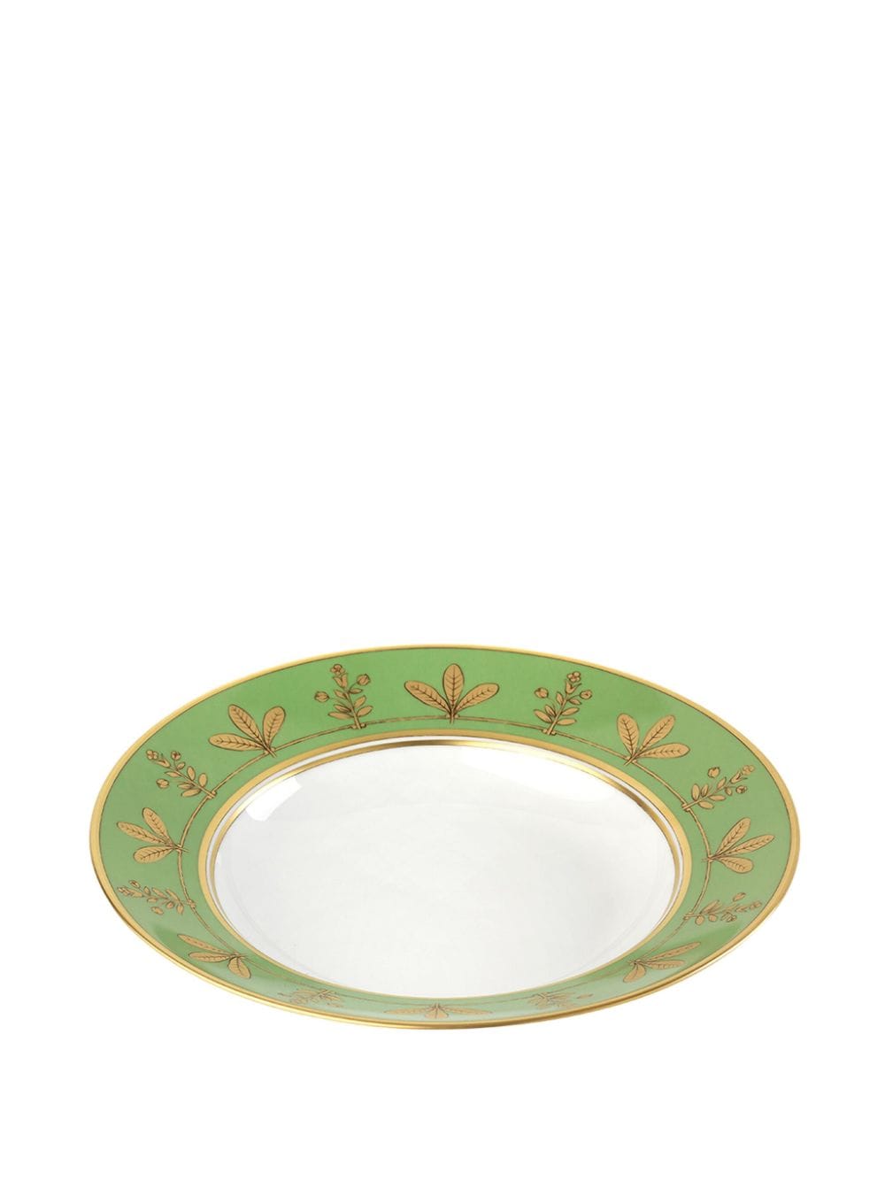 GINORI 1735 Volière Muschio soup plate - Groen