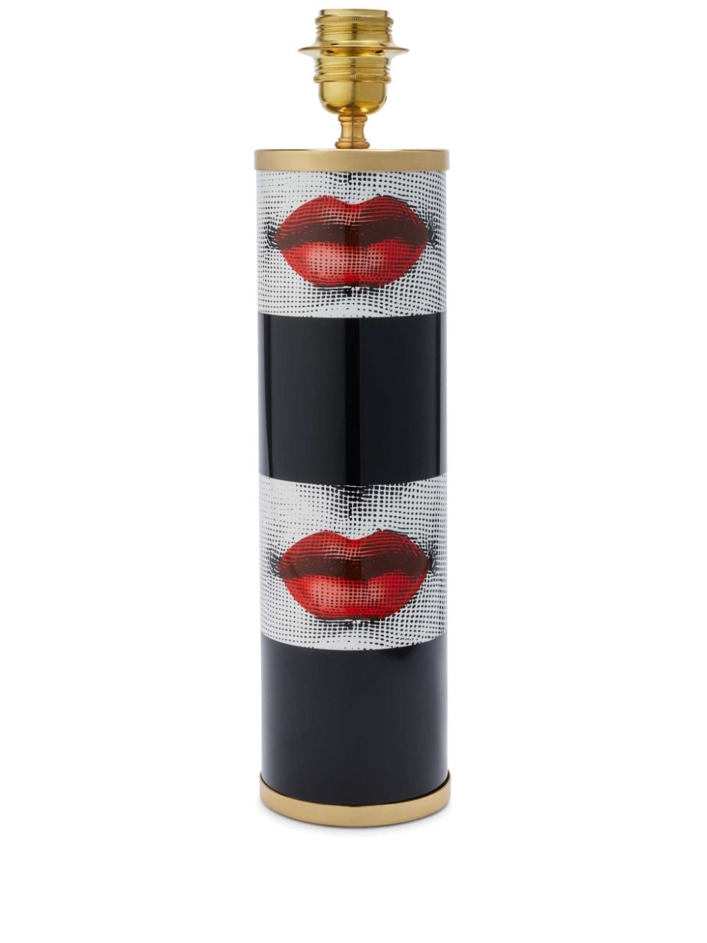 Shop Fornasetti Kiss Table Lamp In Black