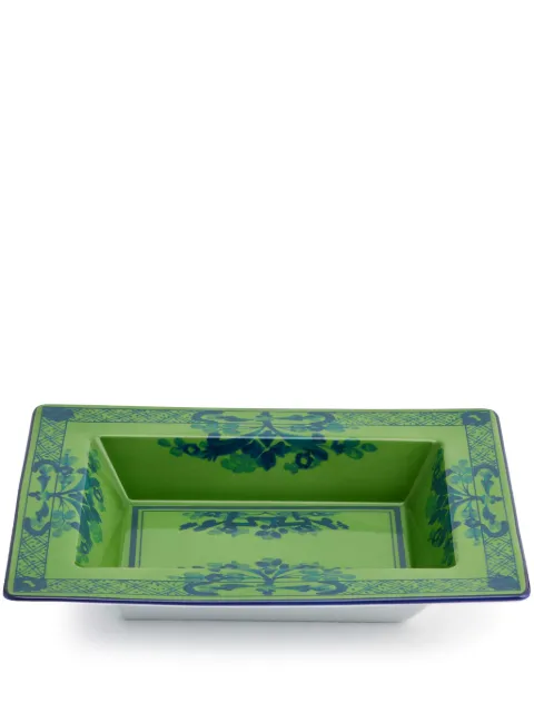 GINORI 1735 patterned porcelain change tray