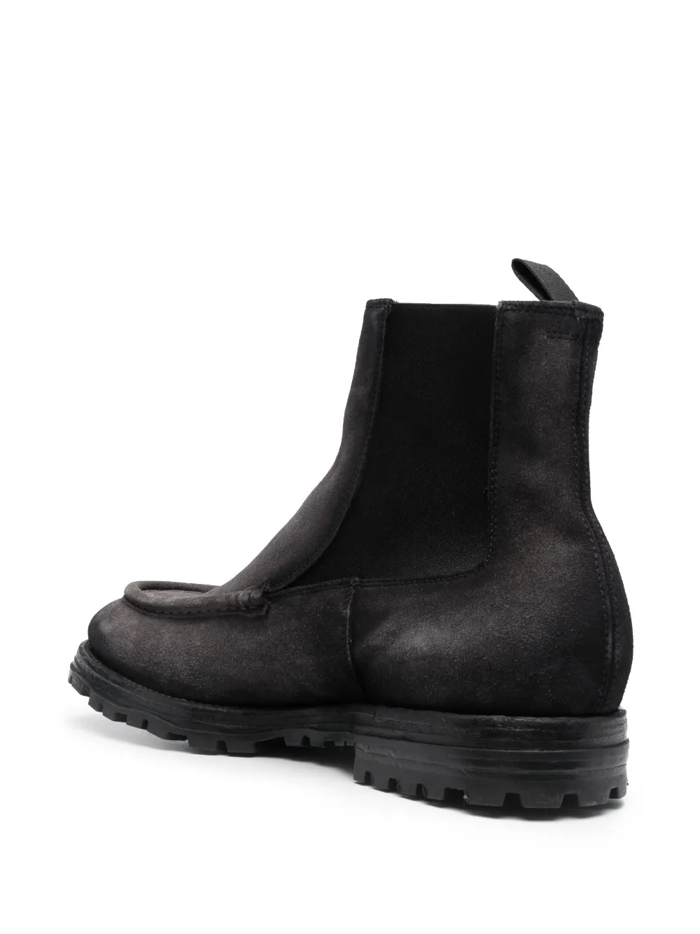 Officine Creative Vail Slip-on Leather Boots In Grey