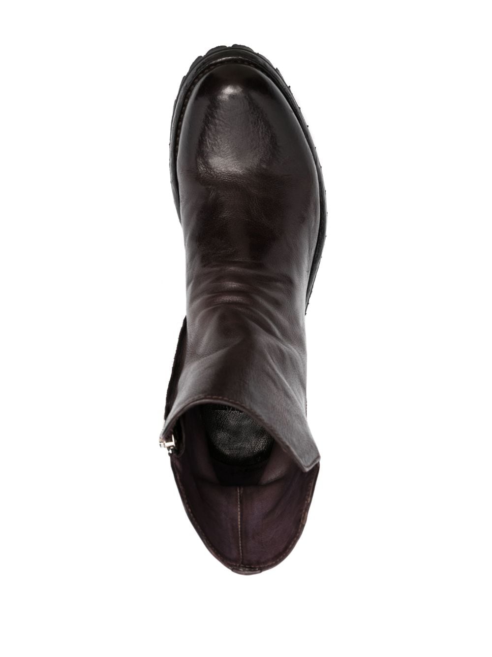 Shop Officine Creative Loraine Zip-up Leather Boots In Brown
