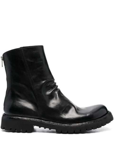 Officine Creative Ikonic zip-up leather boots