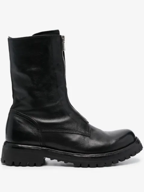 Officine Creative Loraine zip-up leather boots