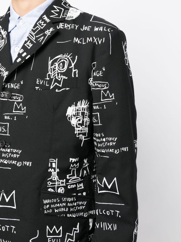 Junya Watanabe MAN x Basquiat graphic-print Blazer - Farfetch