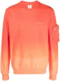 Premiata logo-print gradient sweatshirt - Orange