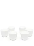 Missoni Home chevron-print ceramic cups (set of 6) - White