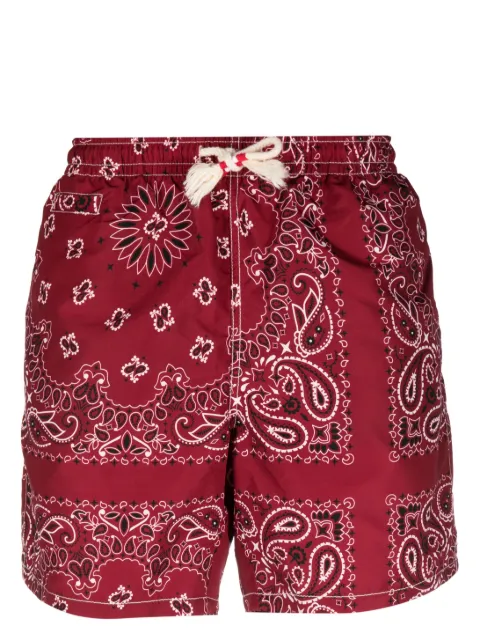 MC2 Saint Barth shorts de playa con estampado de bandana
