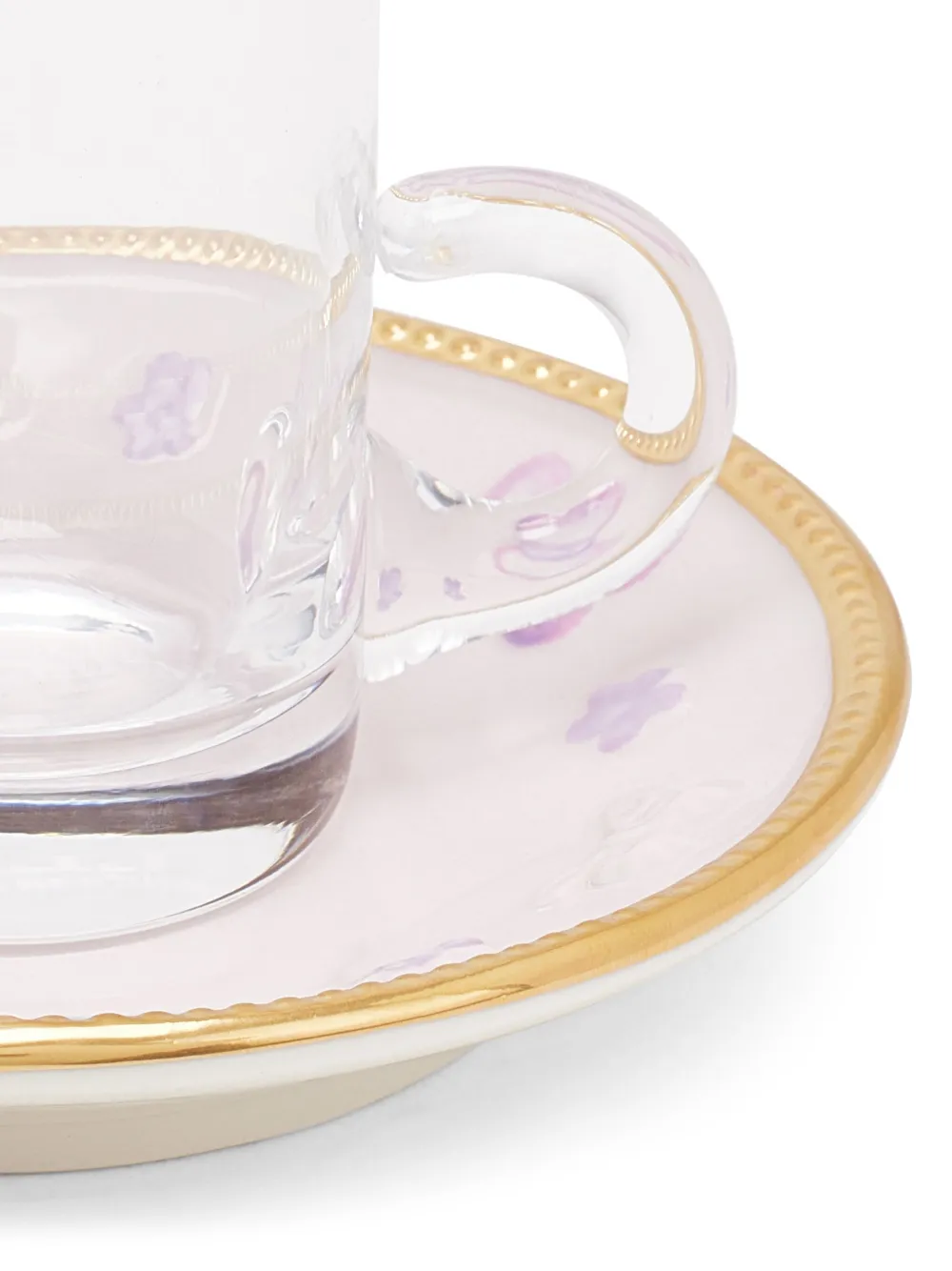 Shop Villari Butterfly Tea Cup And Saucer Set In White