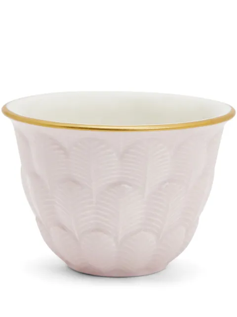 VILLARI Peacock coffee cup (6cm x 5cm)