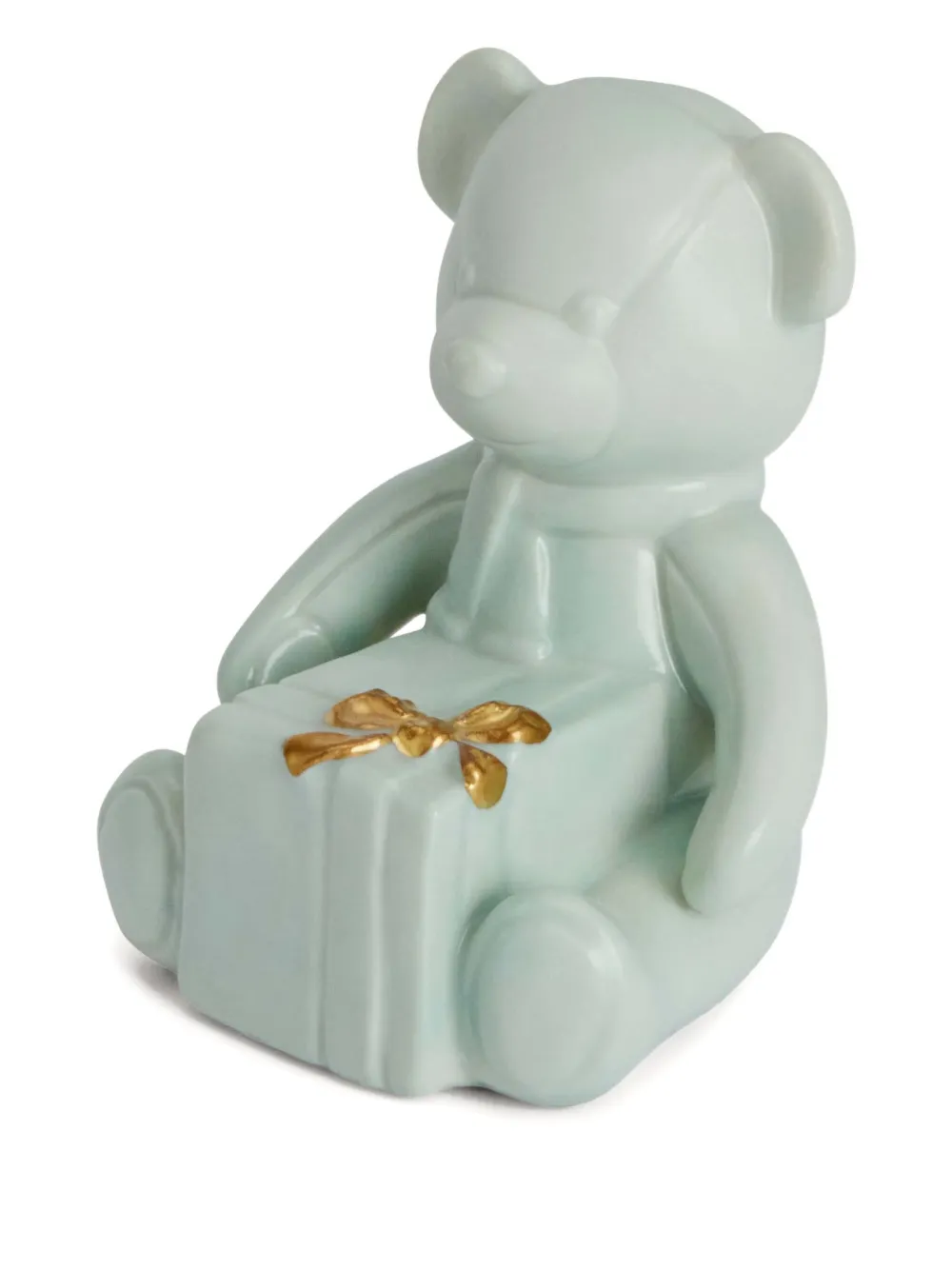 VILLARI small Teddy figurine (8cm x 7cm) - ブルー