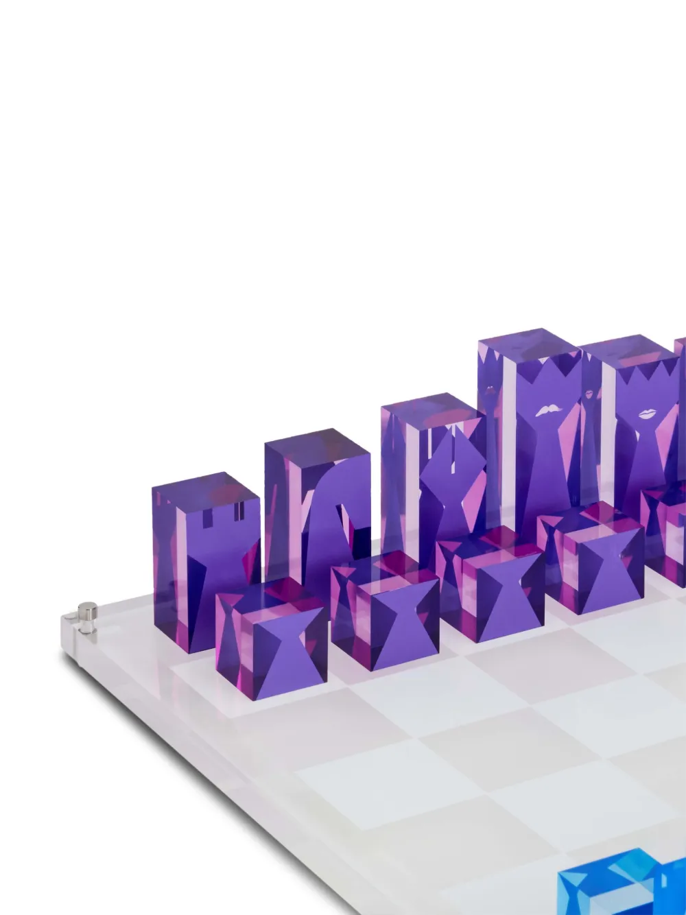 Jonathan Adler Acrylic Chess Set In Multi