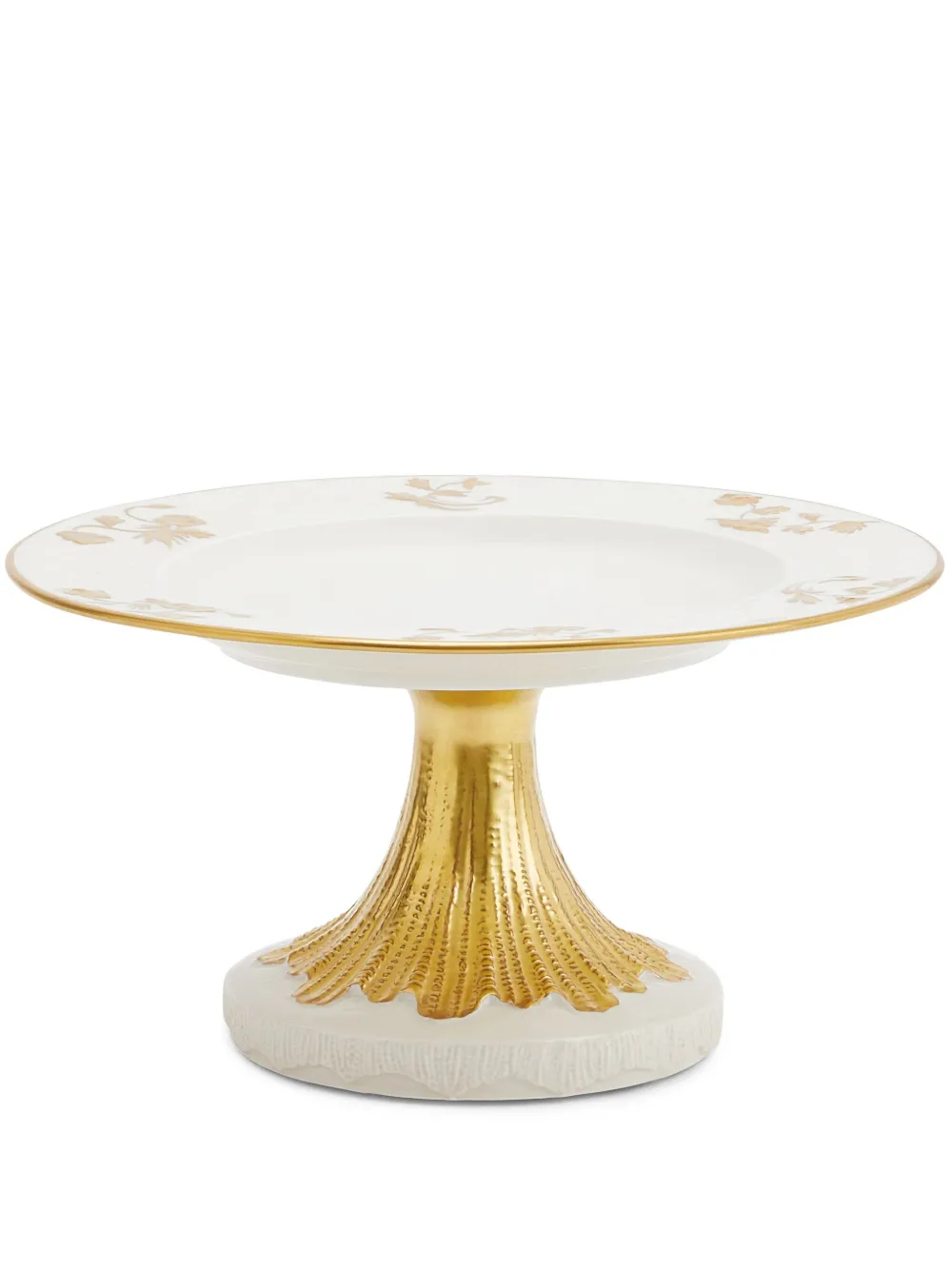 VILLARI small Taormina porcelain cake stand | White | Image 1