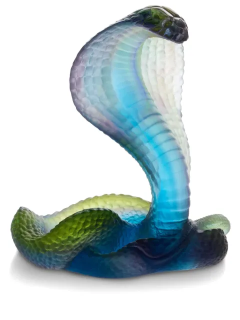 Daum Naja crystal cobra figurine (22cm)