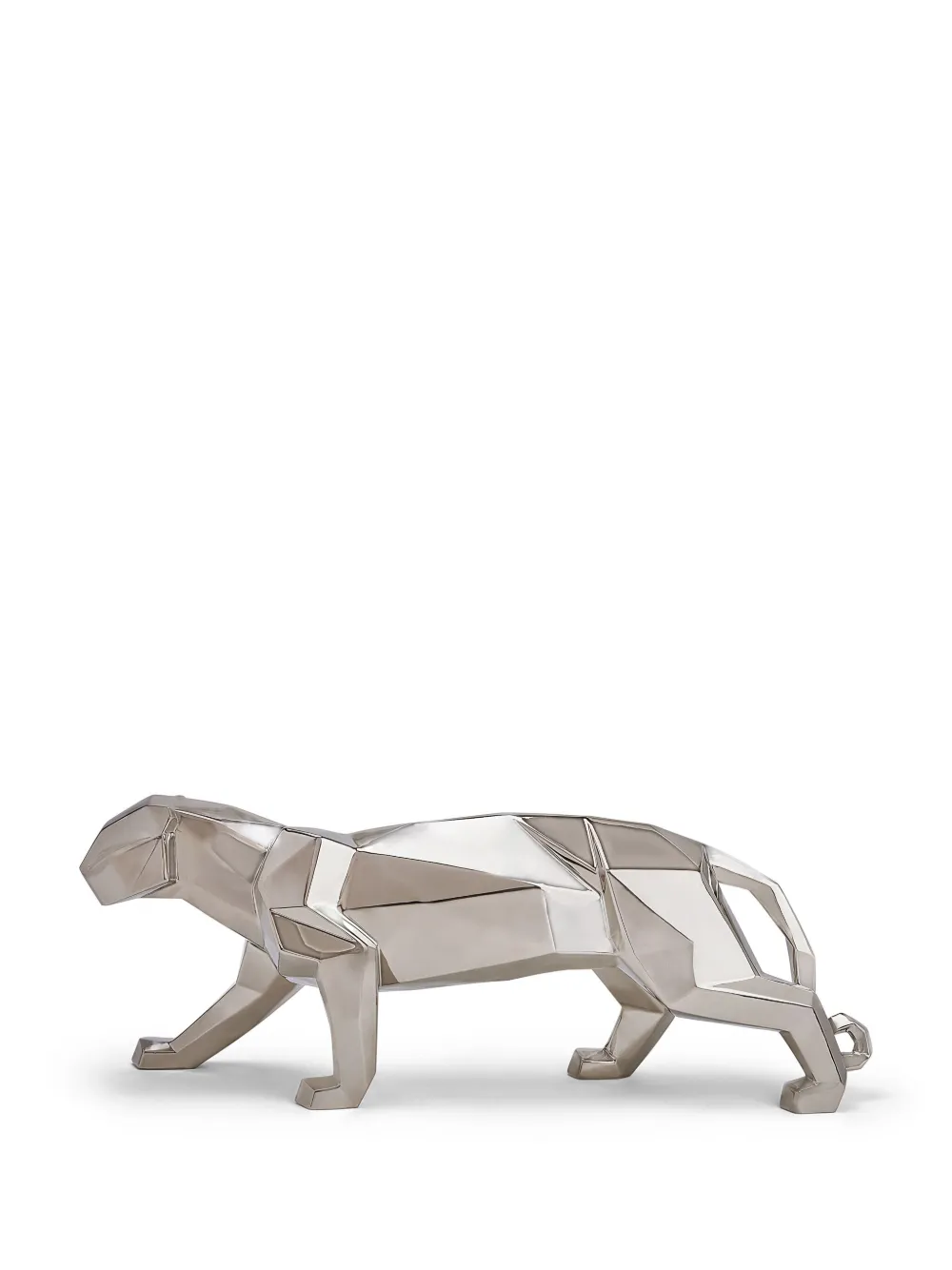 Lladrò Panther Sculpture In Silver