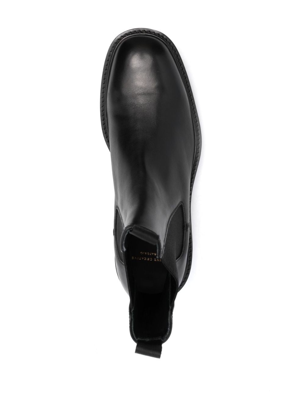 Shop Officine Creative Joss Slip-on Leather Chelsea Boots In Black