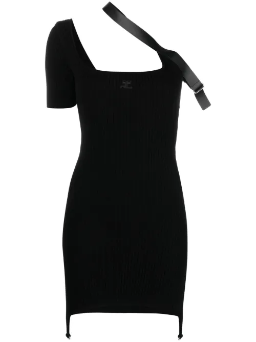 Robe courte à design asymétrique - Courrèges - Modalova
