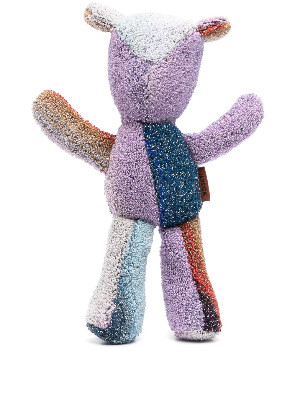 Missoni Patchwork Teddy Bear Collectible In Purple