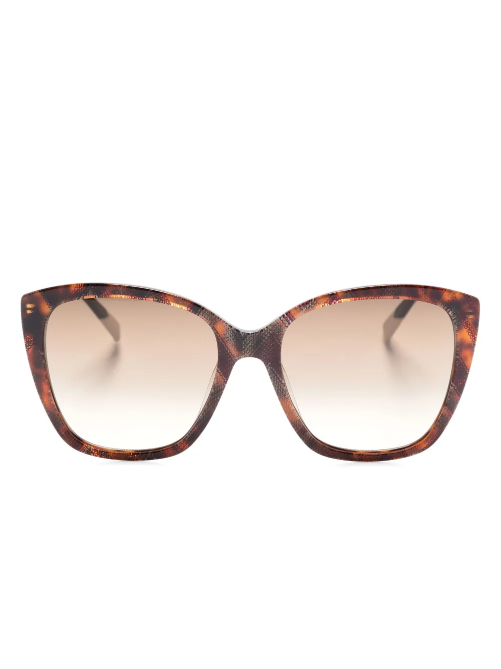 Missoni Tortoiseshell Effect Cat Eye Sunglasses Farfetch