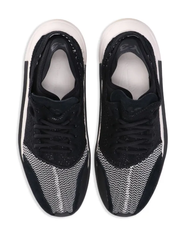 Y-3 Qisan Knitted low-top Sneakers - Farfetch