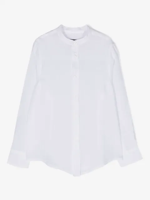 Fay Kids camisa con logo bordado 