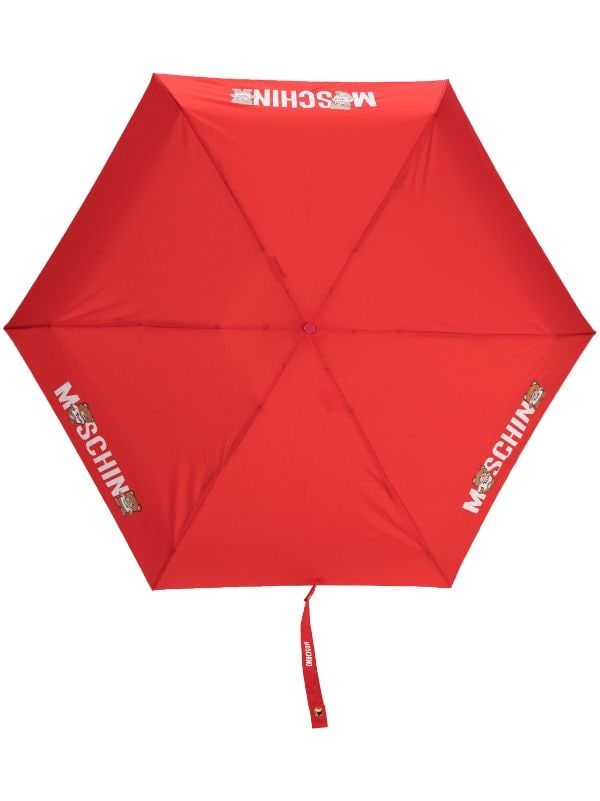 Moschino logo-print Umbrella - Farfetch