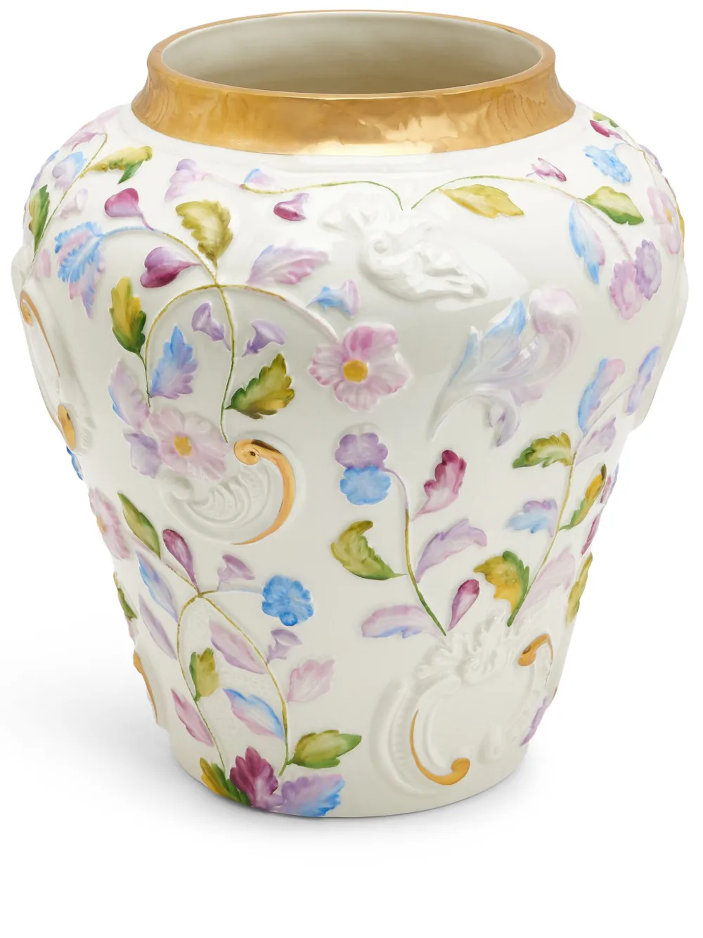 VILLARI Taormina フラワーベース 25cm - ホワイト VILLARI Taormina フラワーベース 25cm - ホワイト
