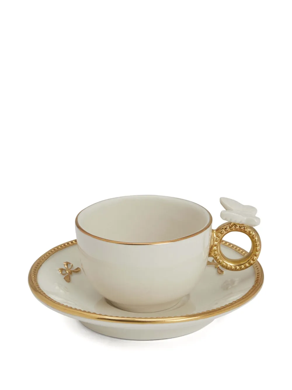 Villari Butterfly-embellishment Coffe Cup In Multi