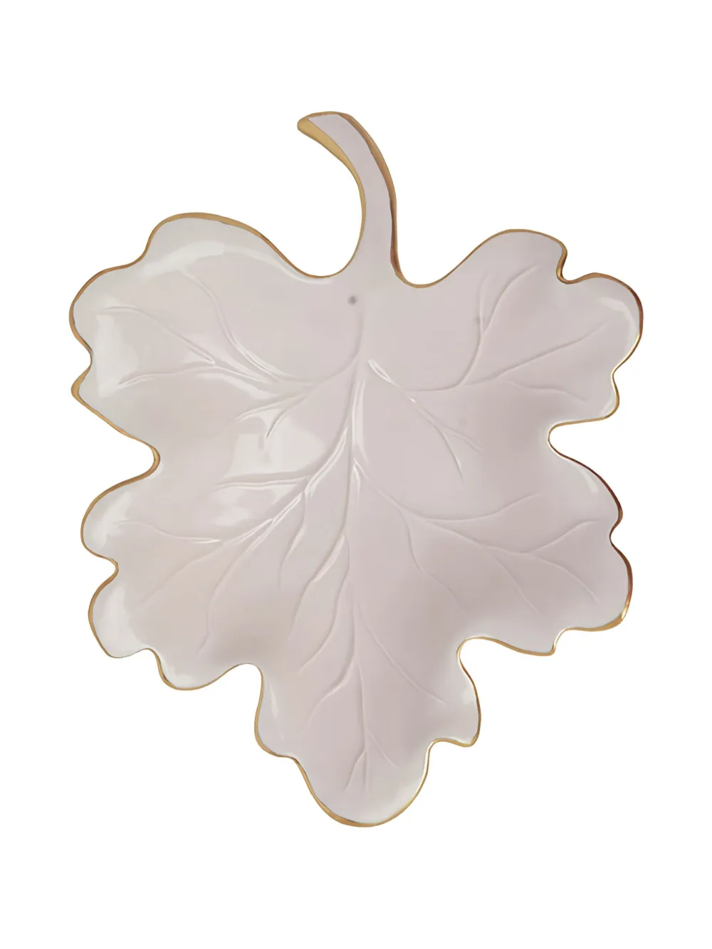 VILLARI medium Autumn fig-leaf trinket tray (27cm x (21cm) | Decorative Trays & Plates | Image 2