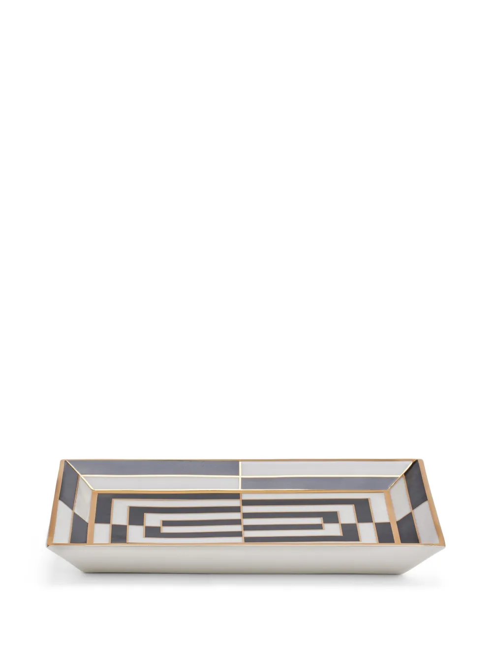 Jonathan Adler Op Art Porcelain Tray | Black | FARFETCH