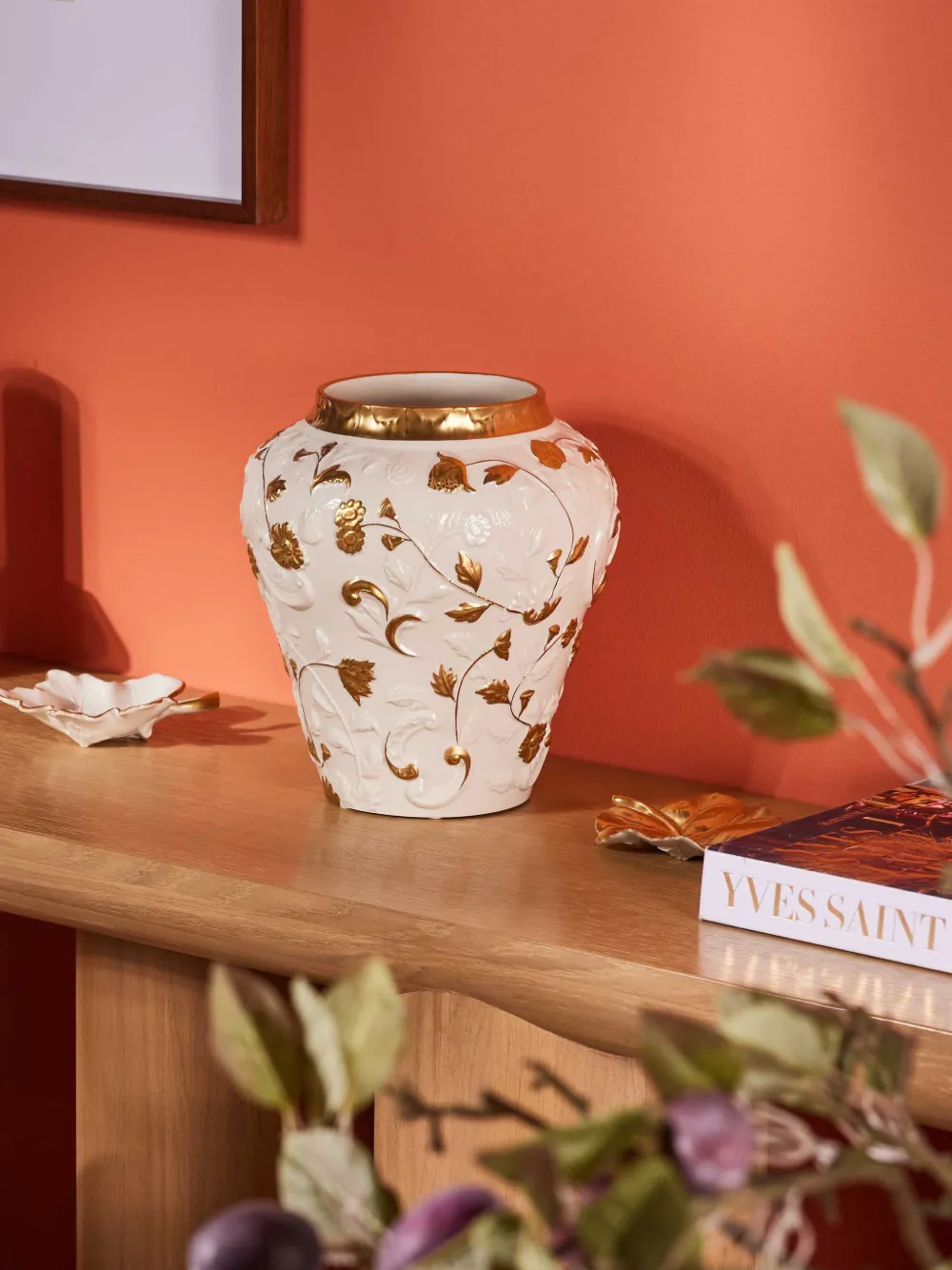 Villari Small Taormina Vase In White