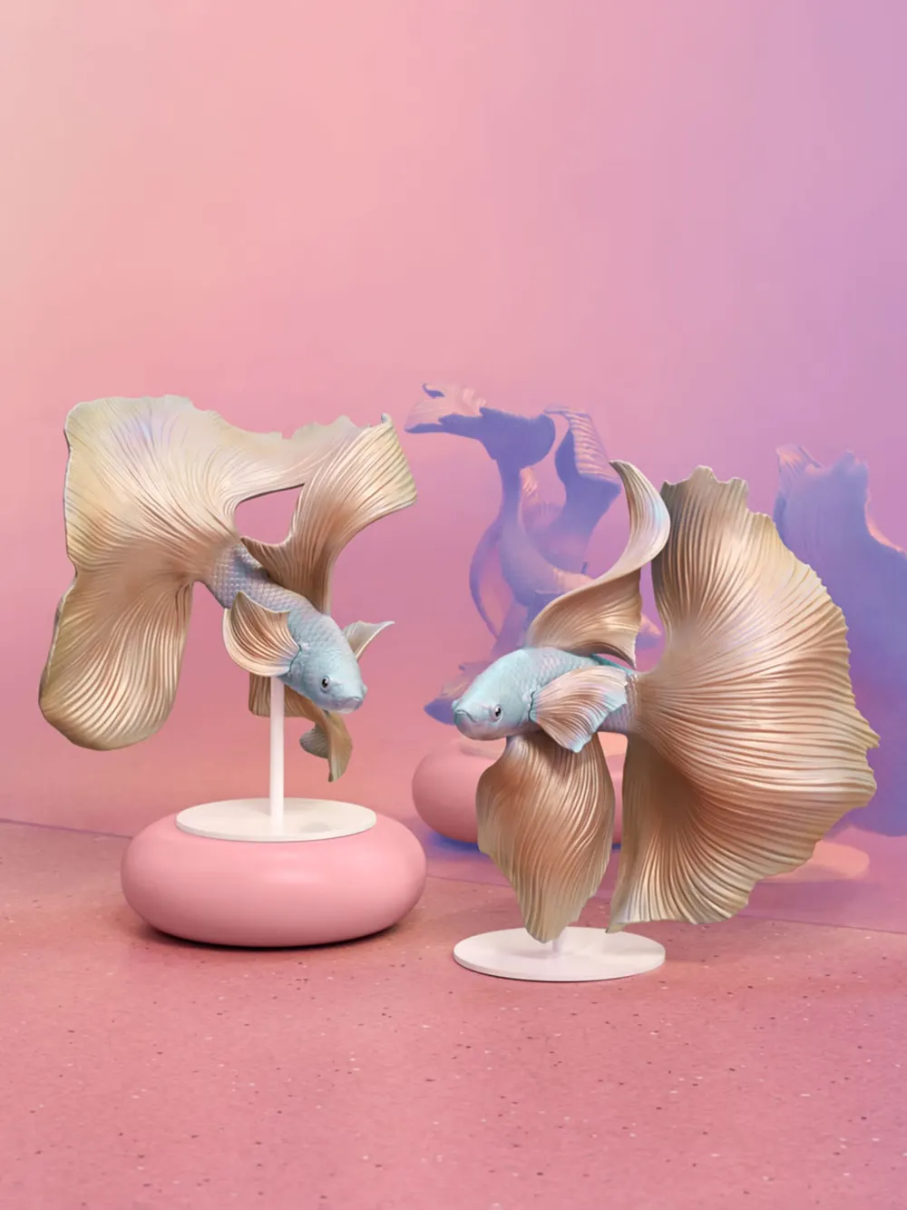 Lladró Betta Fish Porcelain Sculpture Farfetch