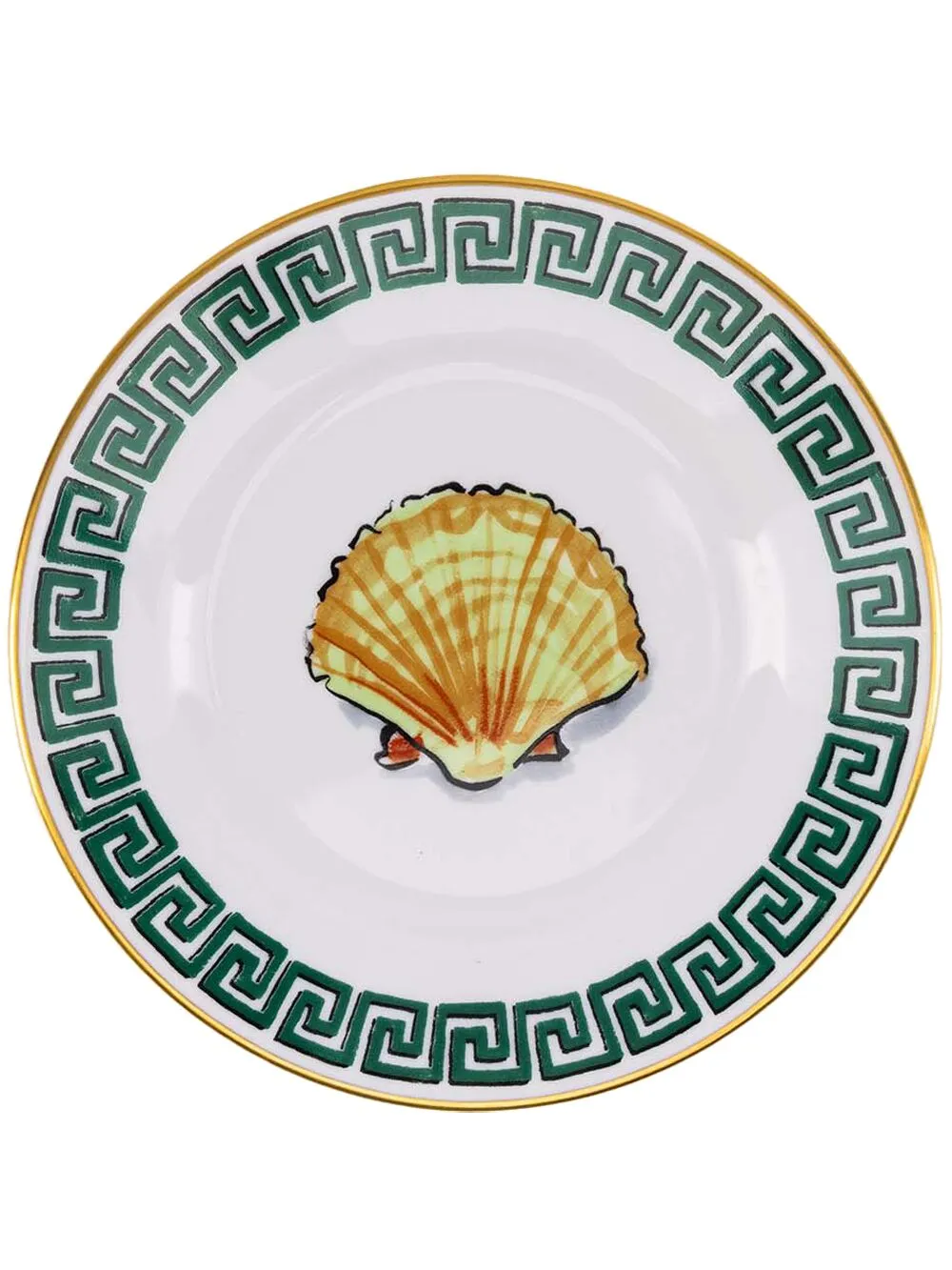 GINORI 1735 shell-print porcelain bread plate (16cm) | White | Image 1