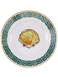 GINORI 1735 shell-print porcelain bread plate (16cm) - White