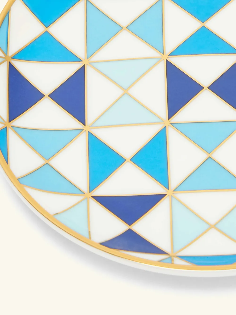 Jonathan Adler Vier Sorrento onderzetters - Blauw