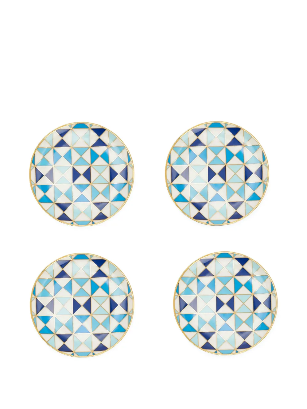 Jonathan Adler Sorrento coasters (set of four) | Blue | Image 1