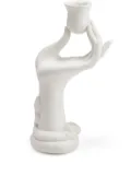 Jonathan Adler Eve porcelain candle holder (18,4cm x 11,4cm) - White