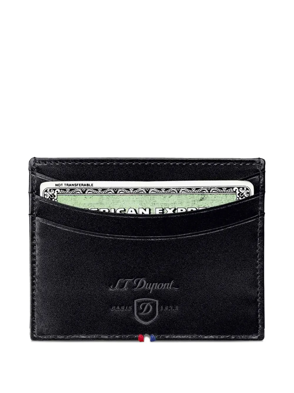 St Dupont Line D Cardholder In Black