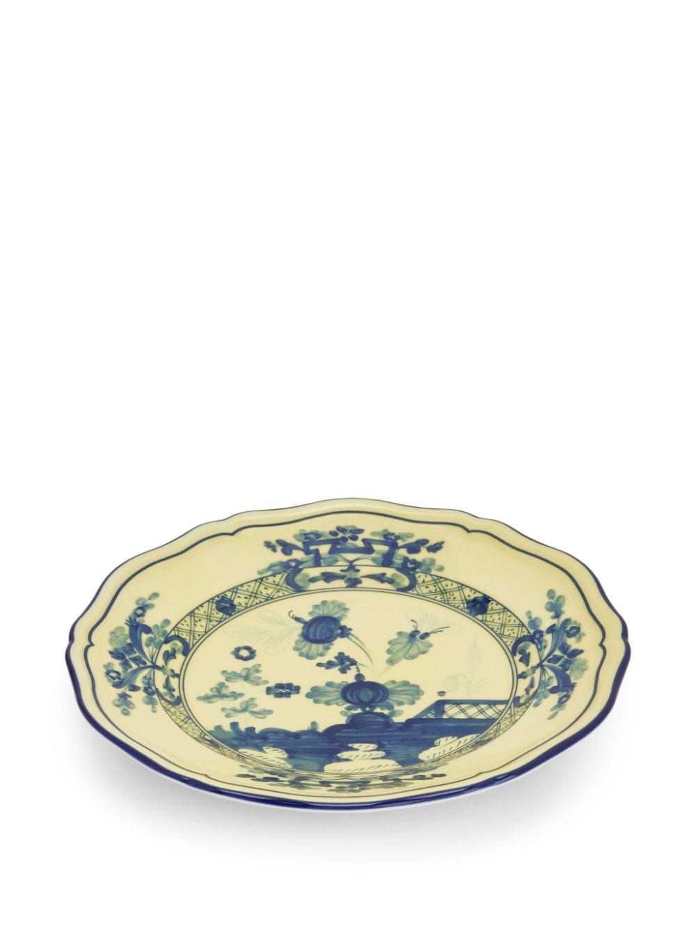 GINORI 1735 floral-motif bread plate (17 cm) - Geel
