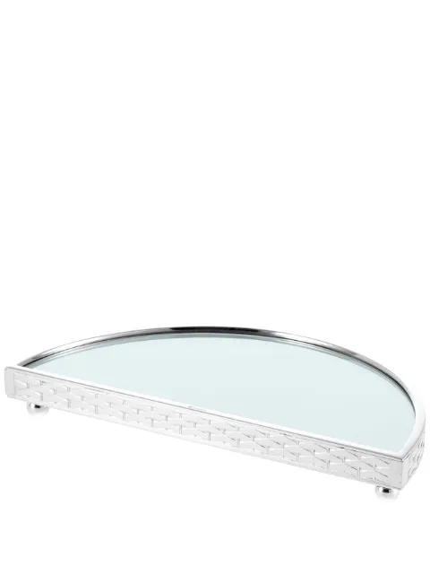 Christofle Sève D'argent half-circle tray 