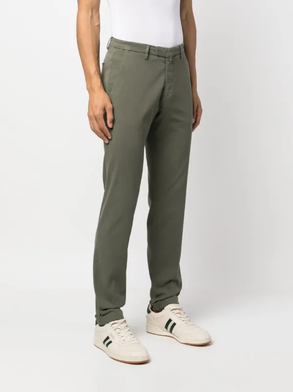 BRIGLIA 1949 オリーブ チノパン Briglia 1949 スリム チノパンツ | グリーン | FARFETCH JP