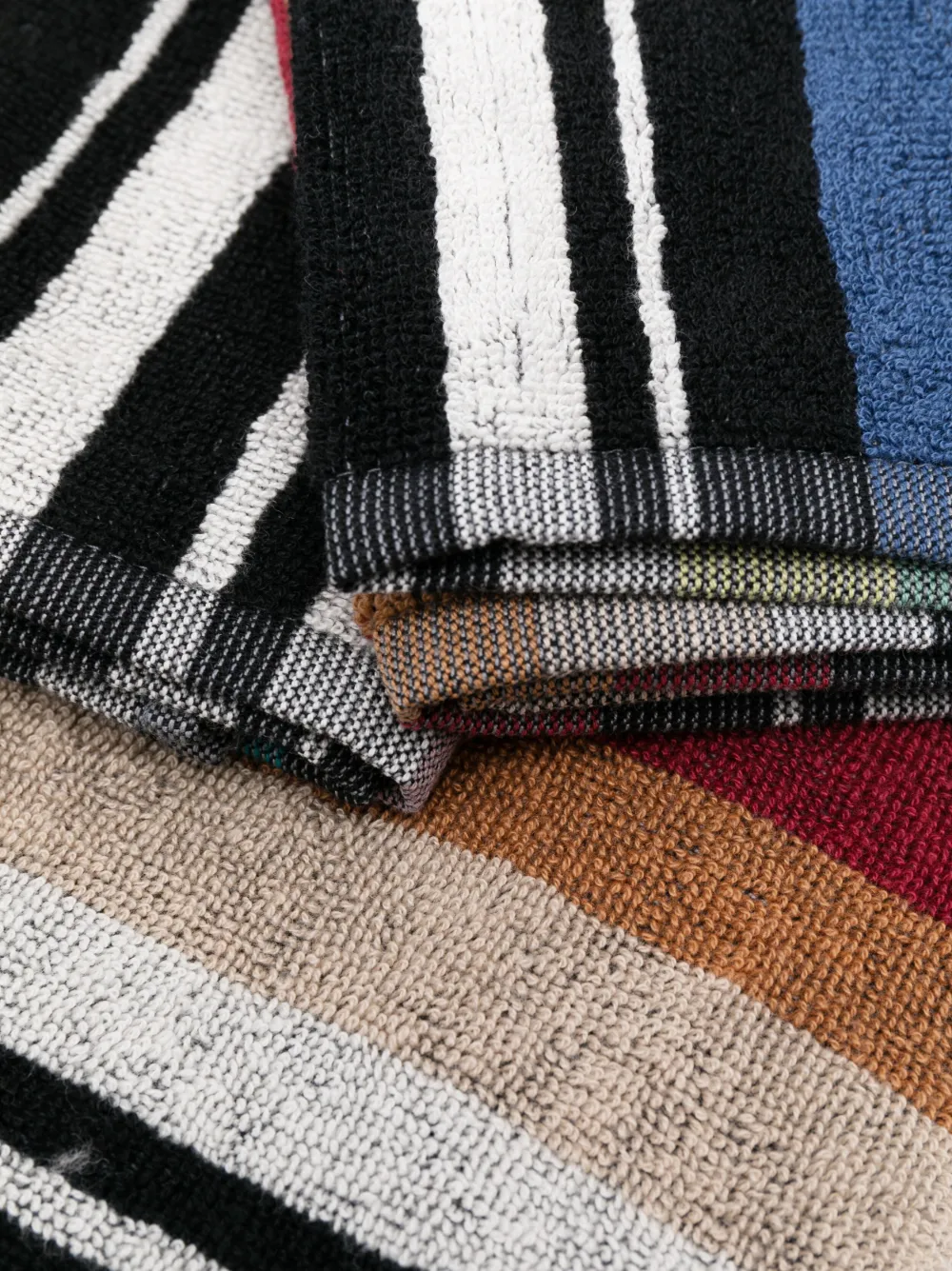 Missoni Home Gestreepte handdoek - Rood