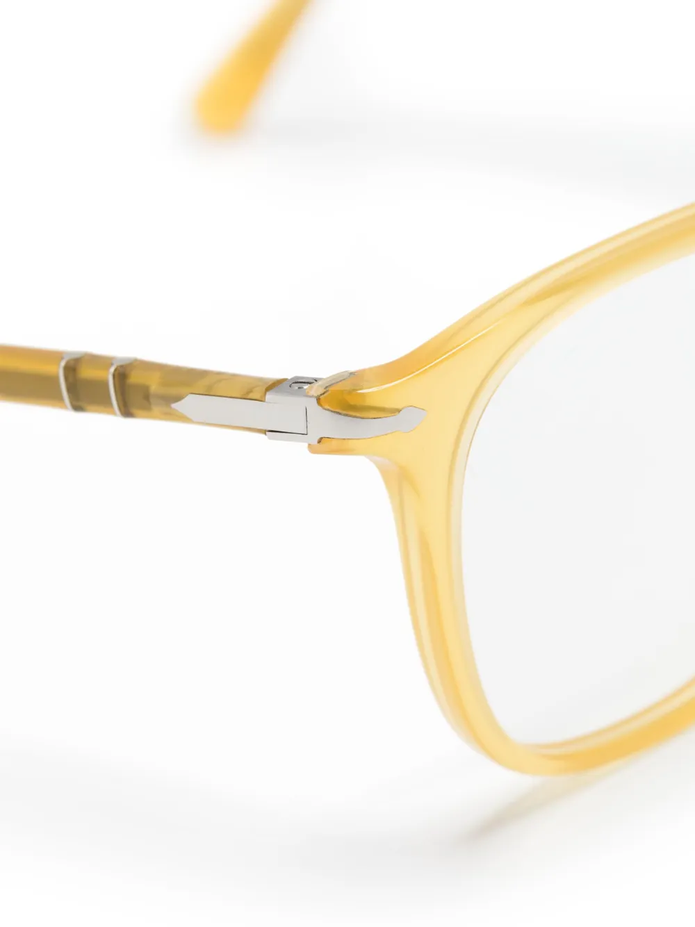 Persol 3318V bril met vierkant montuur Geel