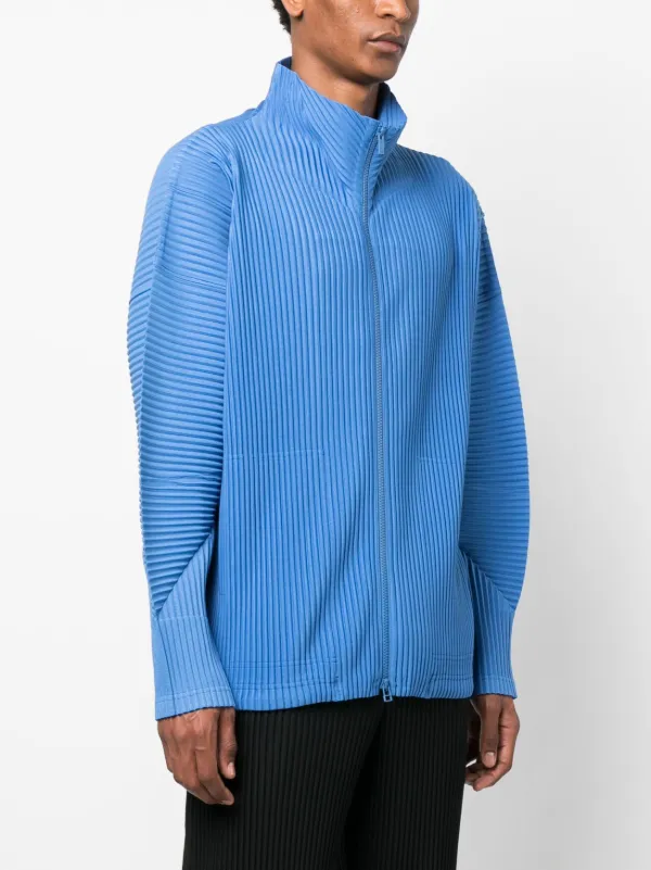 Homme Plissé Issey Miyake Plissé zip-up Jacket - Farfetch